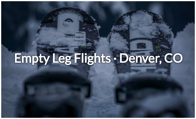 empty leg flights in denver, aspen, and colorado