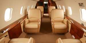 Bombardier Challenger 300 view for Colorado charter