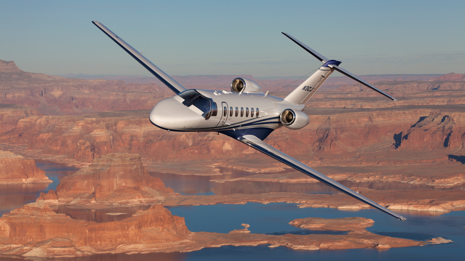 Cessna Citation CJ3 view for Colorado charter