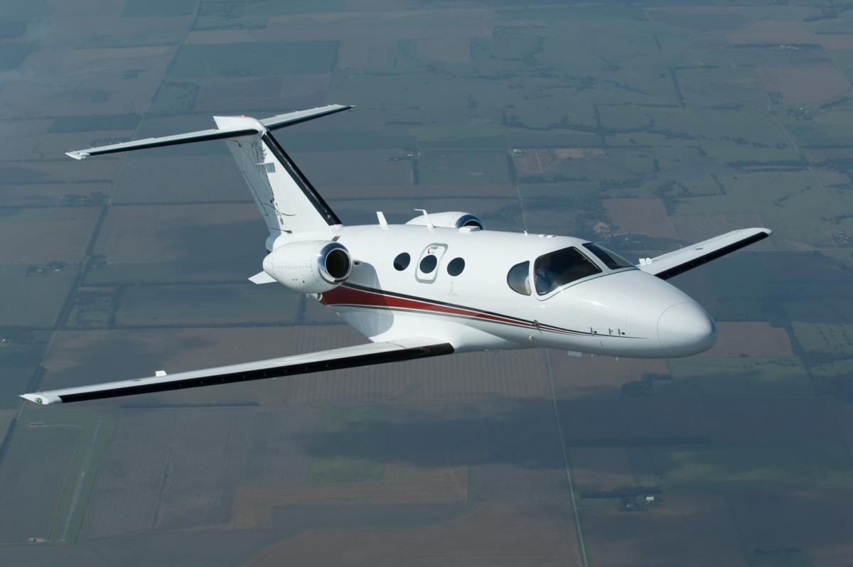 Cessna Citation Mustang view for Colorado charter