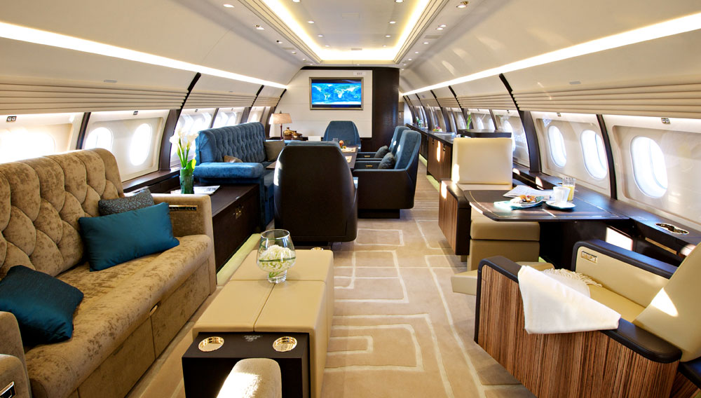 Airbus A320 (VIP) cabin for Colorado charter