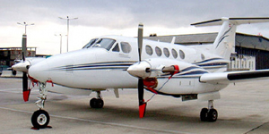 King Air 350 view for Colorado charter
