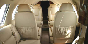 Cessna Citation V view for Colorado charter