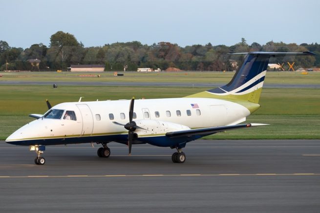 Embraer EMB-120 Brasilia cargo aircraft for Colorado charter