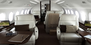 Dassault Falcon 2000 view for Colorado charter