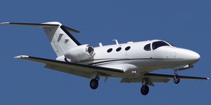 Cessna Citation Mustang view for Colorado charter