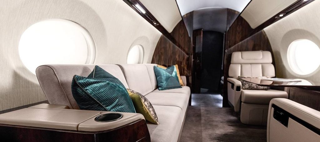 Gulfstream G600 cabin for Colorado charter