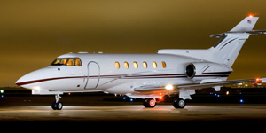 Hawker 700 view for Colorado charter
