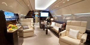 Airbus ACJ318 Elite view for Colorado charter