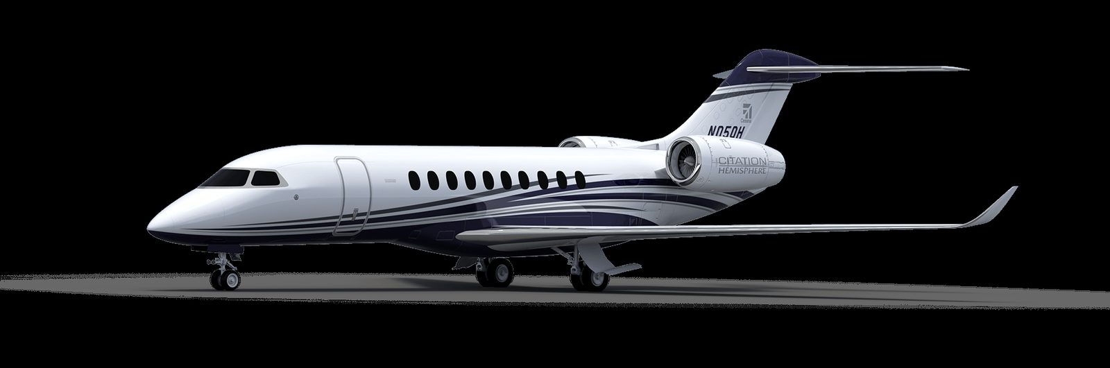 Cessna Citation Hemisphere view for Colorado charter