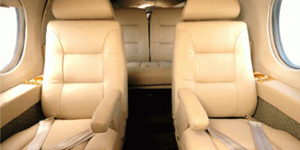 Dassault Falcon 10 view for Colorado charter