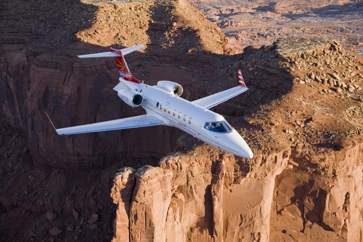 Learjet 45 cabin for Colorado charter