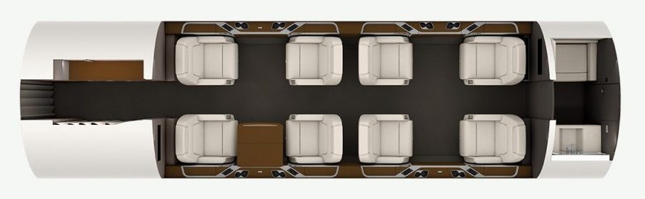 Bombardier Challenger 350 view for Colorado charter