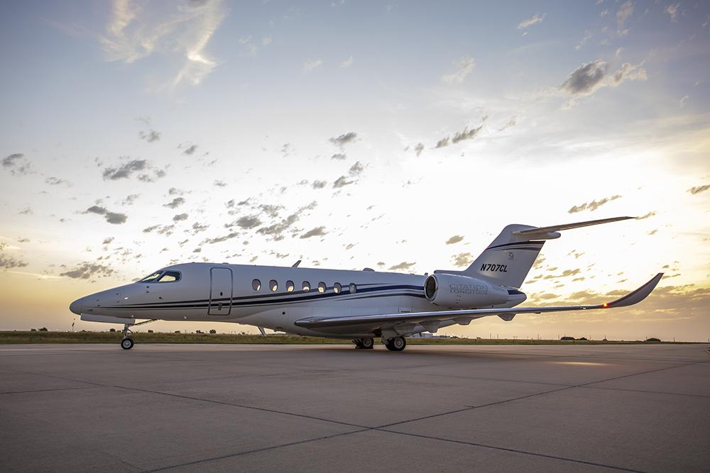Cessna Citation Longitude cabin for Colorado charter