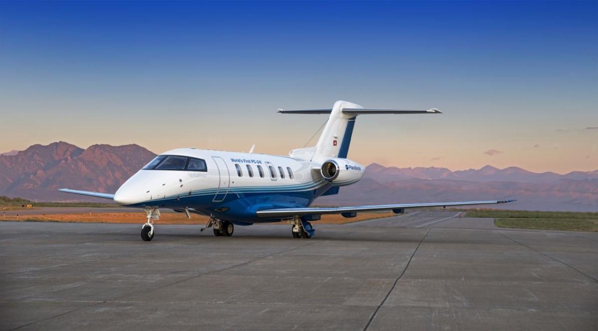 Pilatus PC-24 cabin for Colorado charter
