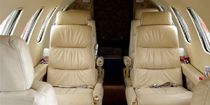 Cessna Citation II view for Colorado charter